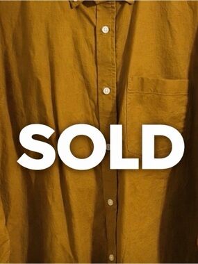 NWT Men’s Old Navy Everyday Shirt XXL Linen Blend Long Sleeve Button-Down